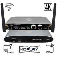 4K WIRELESS BYOD PRESENTATION GATEWAY - 1/4 IMAGES, SUPPORT PC, MAC, IOS AND ANDROID